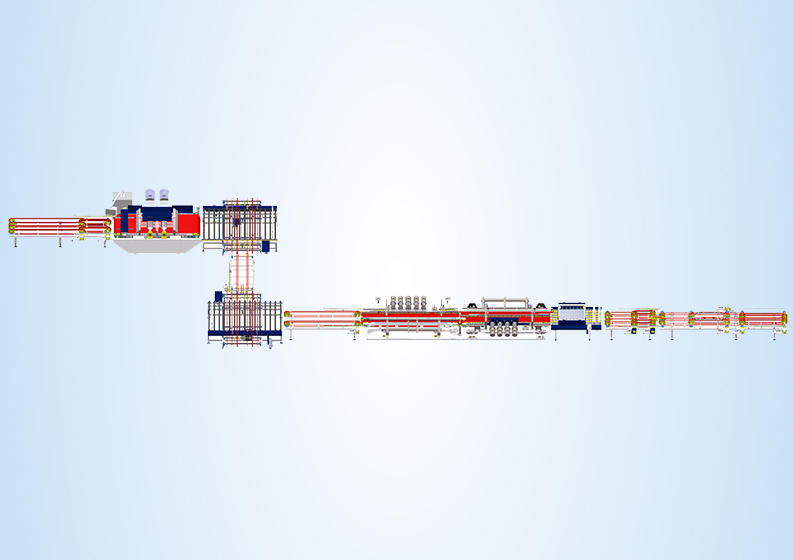 鋸斷分條生產(chǎn)線